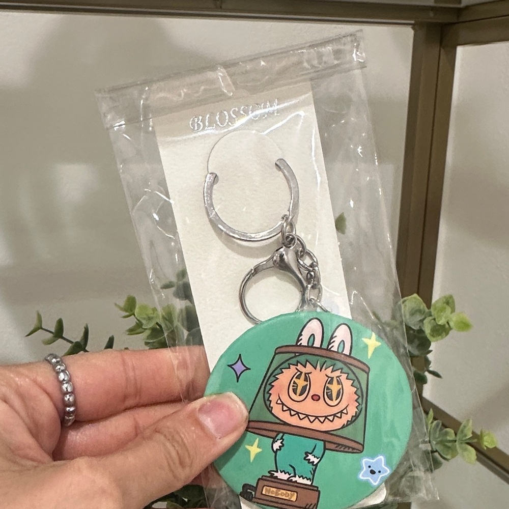 Cute Labubu Mirror Keychains Set - Picture 7 of 8